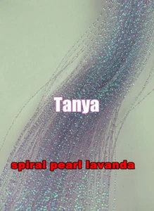 600 Strands Hair Tinsel Sparkle Holographic Glitter Extensions Lavender Party - Picture 1 of 9
