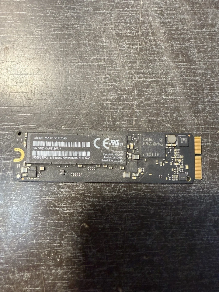 SSD Apple 512 Gb MZ‑JPU512T/0A6 - 100% (Samsung SSUAX) Per Macbook Pro Air - Immagine 1 di 3