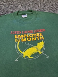 Camisa De Colección Austin Lounge Lizards Empleado del Mes Años 90 XL Banda Gira - Imagen 1 de 8
