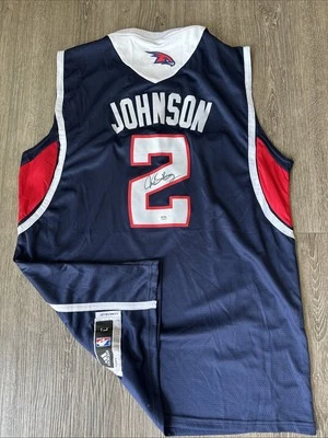 Joe Johnson Atlanta Hawks Autograph Signed Jersey! Psa Coa  - Image 1 of 3