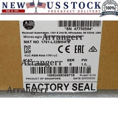 Allen-Bradley 1761-L32BWA MicroLogix1000 32 Point Controller  US Free Tax - Image 1 of 4