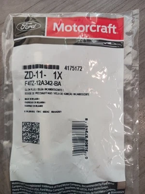 Оригинальная электрическая система зажигания FORD 99-03 Excursion свеча зажигания F4TZ12A342BA - Изображение 1 из 2