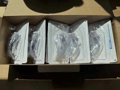 Упаковка 10 шт. — трахеостомическая трубка (с манжетами) — срок годности истекает в 2030 году — ЗАПЕЧАТАННАЯ — боевой медик - Изображение 1 из 4