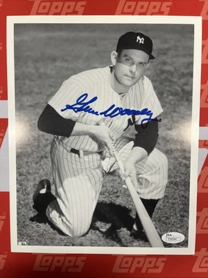 New York Yankees Gene Woodling autografiado 8x10 certificado por la JSA Foto 1 de 4