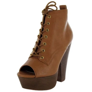 Steve Madden Womens 'Enginee' Platform Pump, Cognac, US 7 - Imagen 1 de 3