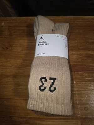 Nuevos calcetines negros Nike Jordan Jumpman Crew - 3 pares talla para hombre 8-12 Foto 1 de 4