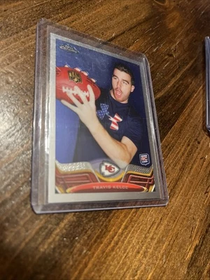 🔥TRAVIS KELCE ROOKIE 2013 Topps Chrome RC #118 CHIEFS FUTURE HOF SWIFT🔥 - Image 1 of 4