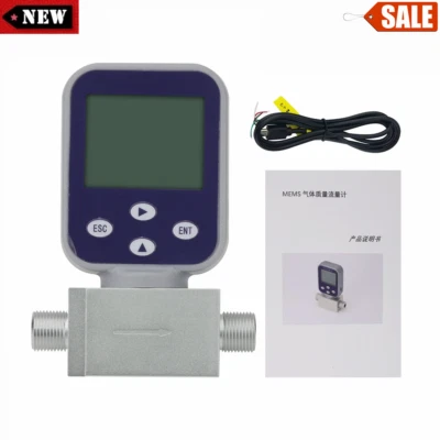 0-50L/min Hydrogen Gas Flow Meter Miniature Thermal Gas Flow Meter RS485 Output - Image 1 of 4