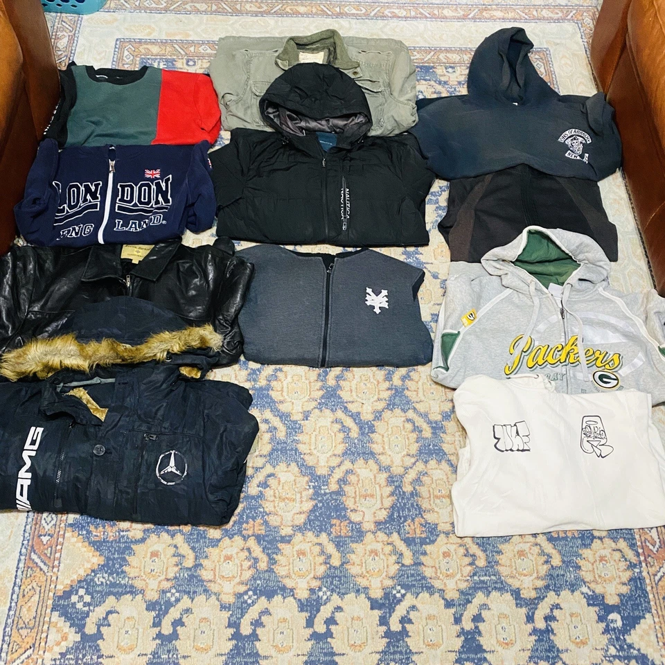 PAQUETE CHAQUETA VINTAGE / HUF / NAUTICA / NAS / ZOO YORK / JORDAN / etc. Foto 1 de 4