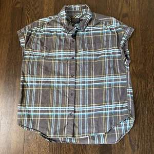 Pendleton Womens Sleeveless Shirt Size Large Plaid Pattern Collared - Picture 1 of 6