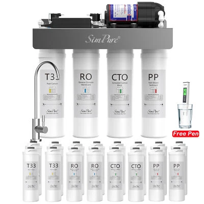 WP2-400GPD Reverse Osmosis Drinking Water Filter System Drinking Water 0 TDS - Image 1 of 4
