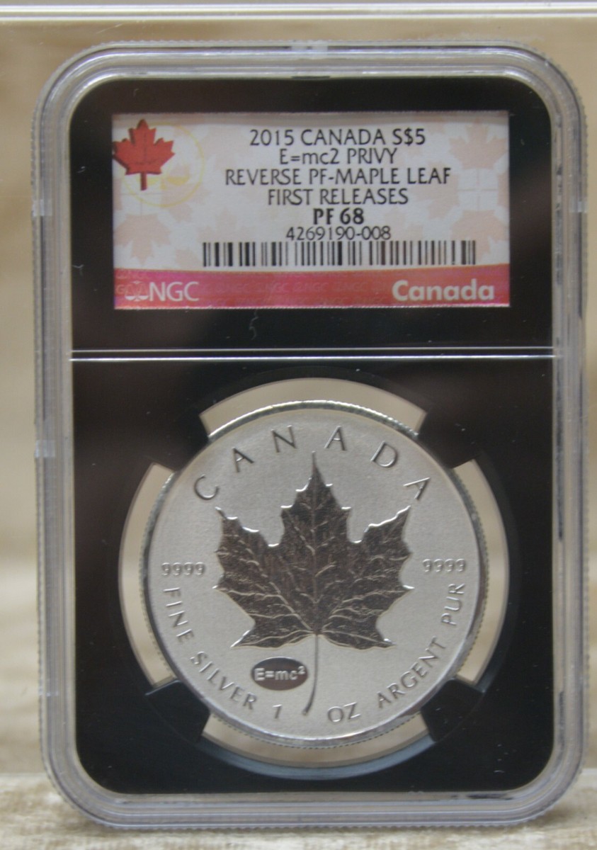 1oz 2015 Canadian Maple Leaf 5ドル 銀貨 2015 Queen Elizabeth II Canadian Silver Maple Leaf 1 Oz