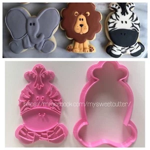 Zebraformen Tiere Dschungel Savanne KEKSFORM COOKIE CUTTER - Bild 1 von 1