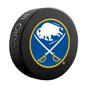 Buffalo Sabres Team Logo Official Basic Souvenir NHL Hockey Game Puck - Picture 1 of 2