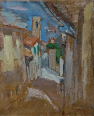 Ernest FOUARD (1883-1951) HsC 45x37cm Fauvisme Années 20/30 Antibes Montpellier - Photo 1/4