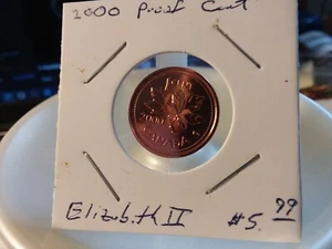 Canada - 2000 Proof Cent - Elizabeth II - Picture 1 of 2
