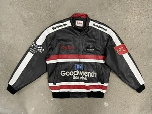 Vintage Chase Authentics NASCAR Dale Earnhardt Leather Jacket size XL - Picture 1 of 15