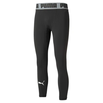 PUMA BBall Compression FL Hose Herren Sport Hose 605080 Schwarz - Bild 1 von 2