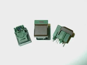 TA700-DG - Ersatzteil Taster Dunkelgrün mit LED für Wersi CD-Serie 640080 - Bild 1 von 1