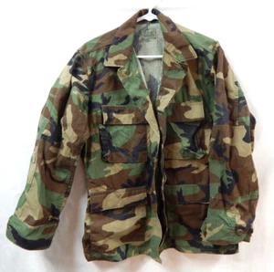 US GI Military Issue Woodland Camo Coat Jacket Size Small Short S Camoflauge - Picture 1 of 10