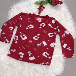 The Children’s Place Fleece Holiday Snowman Pattern Kid Girls Sweatshirt Size XS - Picture 1 of 6