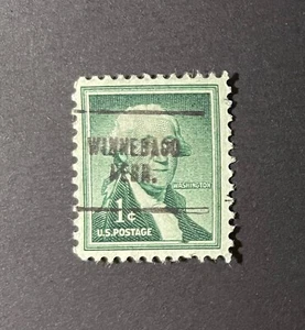 Winnebago, Nebraska Type 704 Precancel - 1 cent Washington - U.S. #1031 - NE - Picture 1 of 1