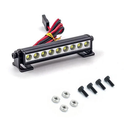 JR Plug Roof Light Bar for Axial SCX10 II Traxxas TRX4 Redcat GEN8 1/10 RC Car - Image 1 of 4