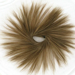 hair bun scrunchie golden light brown hair ref: 21 12 peruk - Picture 1 of 2
