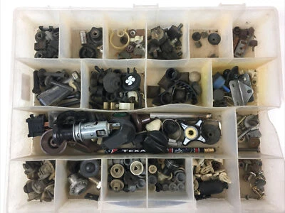 Huge Lot Vintage VW Volkswagen knobs, buttons, panel clips, etc #2 - Image 1 of 4