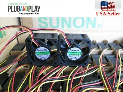 Pack of 2x New OEM replacement fans for Dell PowerConnect 5524 5524P - Image 1 of 4