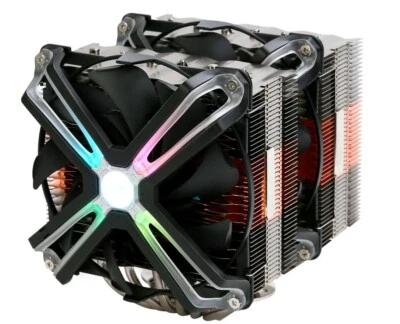 Zalman CNPS20X RGB CPU PC Tower Cooler with Dual 140mm RGB Fans in Black - Image 1 of 4
