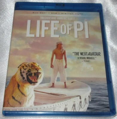 Life of Pi (2012) Blu-ray + DVD 2-Disc Set (New) Ang Lee - Image 1 of 2