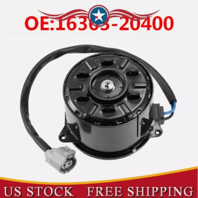 16363 - 20400 适用于丰田 Highlander 雷克萨斯 RX400h 2006 2007 2008 散热器风扇电机 — 第 1/4 张图片
