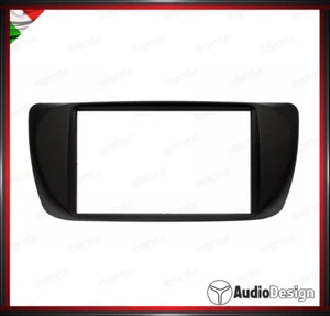 MASCHERINA 2DIN KIT AUTORADIO ALFA ROMEO GIULIETTA 2010 08/2013 NERO SOFT TOUCH - Foto 1 di 2