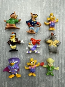 vintage Kelloggs DISNEY 1991 PVC FIGURE LOT/9 TALESPIN Baloo Don DARKWING DUCK - Picture 1 of 16