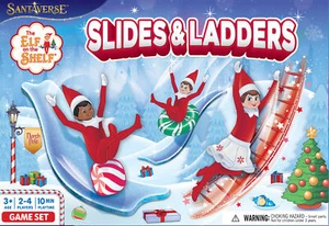 MasterPieces - Elf on the Shelf - Slides and Ladders Board Game - Picture 1 of 5