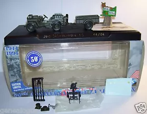 Solido 50Th Military Jeep Sas + Us Trailer 44/94 Liberation France - Picture 1 of 8
