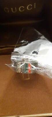  GUCCI ANELLO BASSO DIA. ARG. 925 % - Immagine 1 di 2