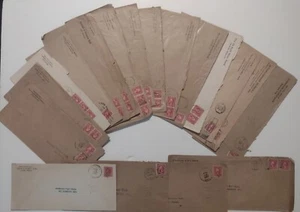 Lotto di 19 buste stampate vecchia banca - Foto 1 di 4