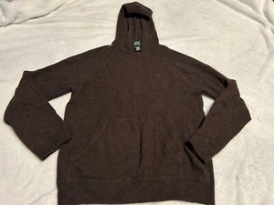 Ralph Lauren Mujer Lana Pullover Sudadera con Capucha Suéter Manga Larga Pequeño Mediano Marrón - Imagen 1 de 7