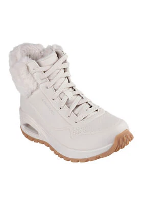 Skechers Damen UNO Fall Air Sneaker Winterstiefel 167274 OFWT weiss - Bild 1 von 4