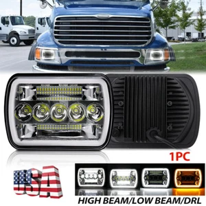 For Sterling Truck  LT9500 7x6" LED Halo Headlight Light Sealed Beam 1999-2008 - Picture 1 of 12
