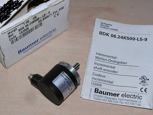 NEW - Baumer BDK 06.24K500-L5-9 132808 Incremental Shaft Encoder original box - Picture 1 of 7