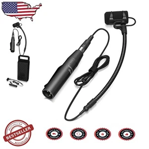 XLR Gooseneck Condenser Microphone - Perfect for Acoustic Instrument Playback - Picture 1 of 4