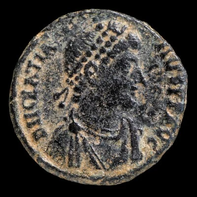 Graciano - VIRTVS ROMANORVM, Antioquía - 17 mm / 2,65 gr. Foto 1 de 3