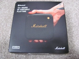 Brand New Marshall Willen Portable Bluetooth Speaker - Black/Brass (1006059) - Picture 1 of 15