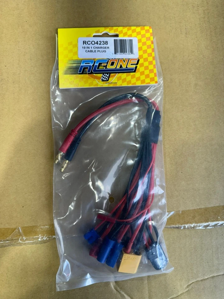 RC-ONE RCO4238 10 IN 1 CHARGER CABLE PLUG - Image 1 of 1