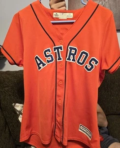 Houston Astros Baseball Trikot #2 Large AUTHENTIC Majestic Orange Neuwertig - Bild 1 von 4