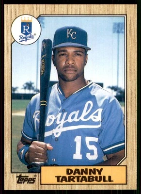 1987 Topps Traded #120T Danny Tartabull RC Rookie Kansas City Royals - Image 1 of 2