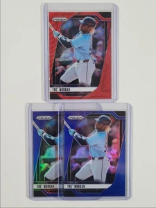 [3] TRE' MORGAN 2025 PANINI PRIZM RUBY WAVE BLUE TAMPA BAY /199 Q2277 - Picture 1 of 2